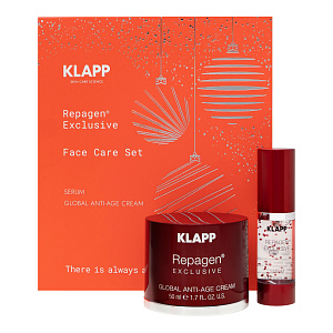 Klapp Набор Repagen exclusive крем глобал аа + сыворотка Repagen exclusive® face care set