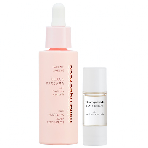 Miriam Quevedo Набор подготовительный для кожи головы Black Baccara Hair Multiplying Scalp Concentrate + Pre-Treatment Exfoliator