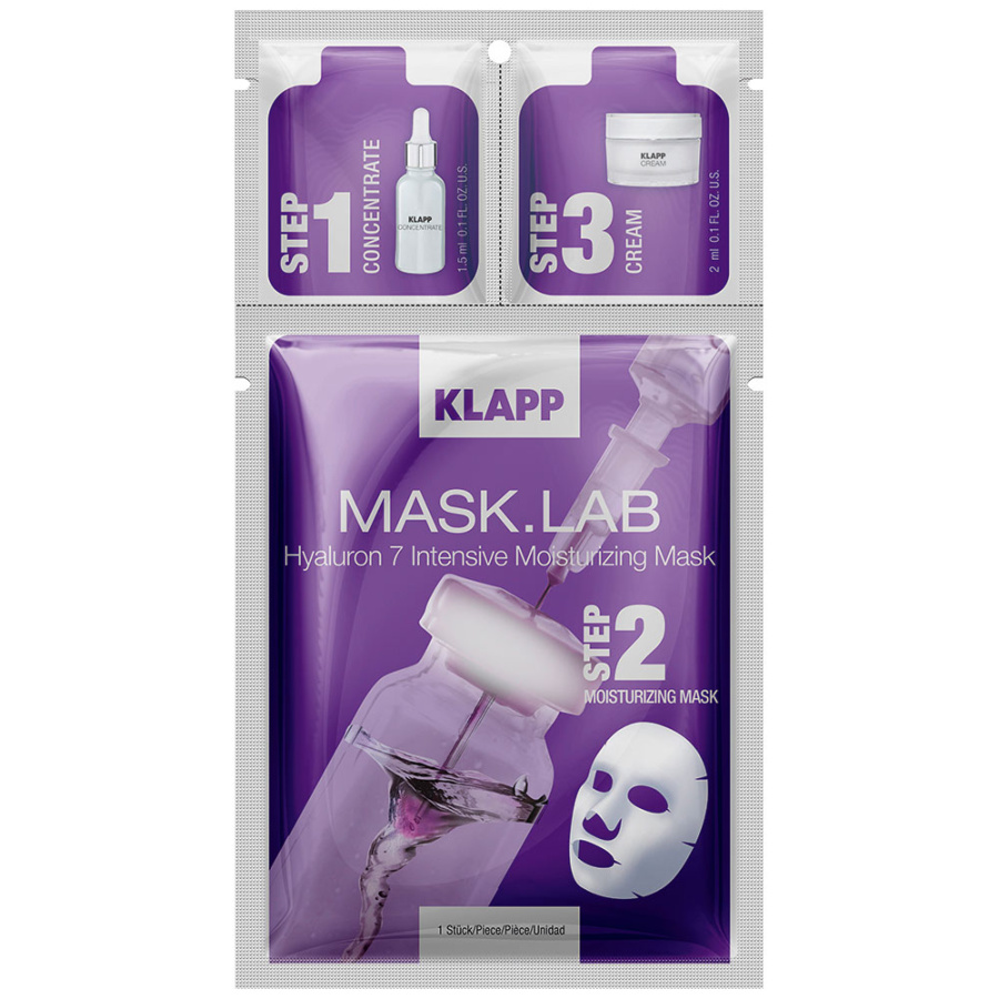Klapp Набор Mask.lab hyaluron 7 intensive moisturizing mask