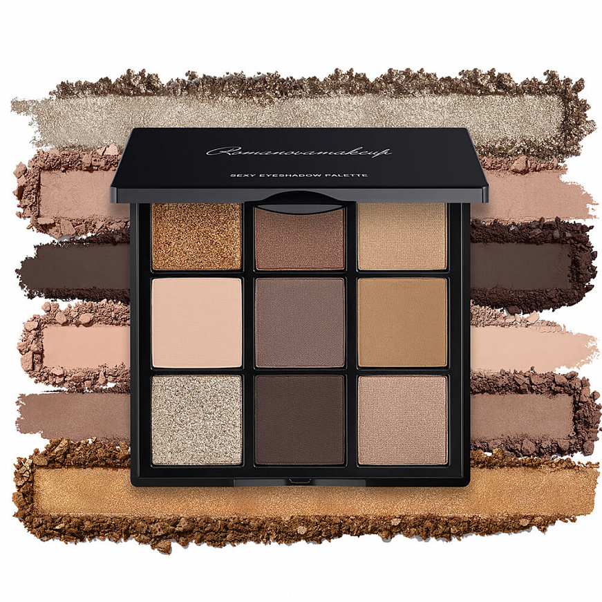 RomanovaMakeUp Палетка теней Sexy Eyeshadow Pallete Spises&Cacao 
