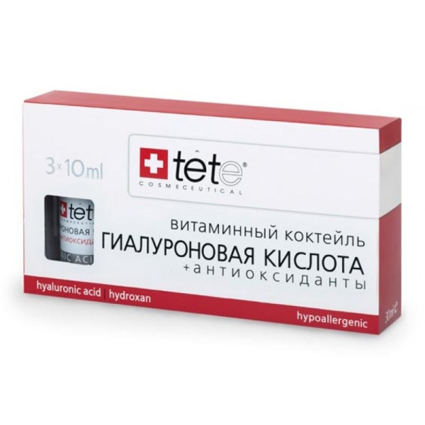 TETe Гиалуроновая кислота + Антиоксиданты Hyaluronic Acid + Antioxidants